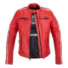 W-TEC Dámská kožená bunda Umana (Velikost: L, Barva: červená)