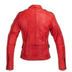 W-TEC Dámská kožená bunda Umana (Velikost: L, Barva: červená)