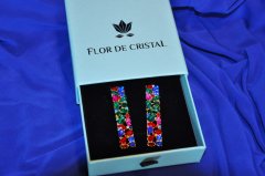 Flor de Cristal Náušnice Elvíra - Náušnice s krystaly