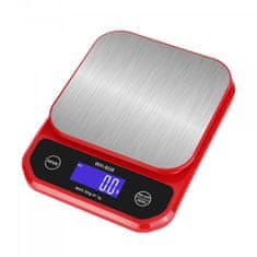 WH-B28 Red USB kuchyňská voděodolná váha do 10kg / 1g červená