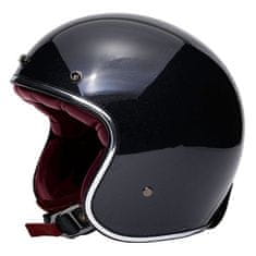 JET CLASSIC vintage helma černá lesklá vel.XS
