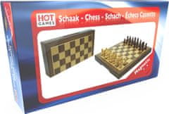 Hot Games Magnetické šachy intarzované 24cm