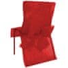 Svatební potah na židle 50x95cm - červená ( 10 ks/bal )