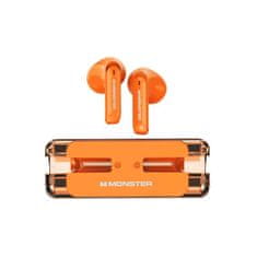 Monster Bezdrátová sluchátka XKT08 TWS oranžová