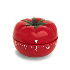 ADE Mechanický časovač ADE, až 59 minut, 6,5×4,5 cm, rajče