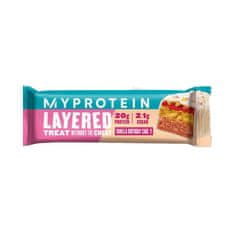 MyProtein 6 Layer Bar - šestivrstvá proteinová tyčinka 60 g Příchuť: Vanilla Birthday Cake