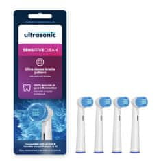 Ultrasonic náhradní hlavice pro Oral-B SensitiveClean, 4 ks