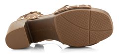 Tom Tailor Dámské sandály 5399805 beige-silver (Velikost 40)