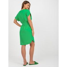 RUE PARIS Dámské šaty s krátkým rukávem RUE PARIS zelené WN-SK-2905.95_398452 M
