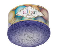 Alize Příze DIVA ombre batik - 250g / 875 m - fialová