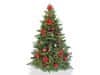 Ozdobený umělý vánoční stromeček se 106 ks ozdob VÁNOČNÍ HVĚZDY 150 cm se stojánkem a vánočními ozdobami