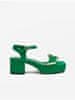 Zelené dámské sandály Love Moschino 40