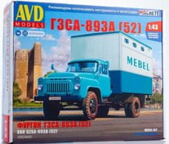 AVD Models GZSA-893A (GAZ-52) nábytkové nákladní auto, Model kit 1557, 1/43