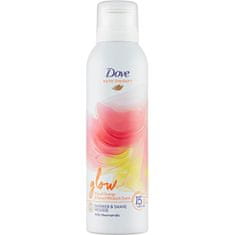 Dove Sprchová a holicí pěna Glow (Shower & Shave Mousse) 200 ml