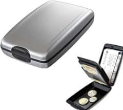 VIVVA® Bezpečnostní RFID peněženka, Peněženka s blokováním RIFD, Bezpečnostní RFID pouzdro, 10.5 × 7 × 3 cm | CARDO Černá
