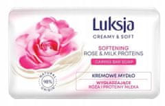 Měkké mýdlo s růží a mlékem 90g