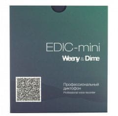 Mikrodiktafon EDIC-mini Dime B120W - hnědý