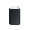 Satechi Vegan-Leather Magnetic Wallet Stand (iPhone 12/13/14/15 all models) - černá