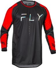 Fly Racing dres EVOLUTION DST. - USA 2024 (černá/červená, vel. 2XL)