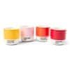 Macchiato hrnek set 4ks - Yellow, Red, Orange, Light Pink