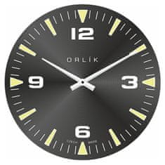 ELTON 1969 Skleněné nástěnné hodiny Orlík