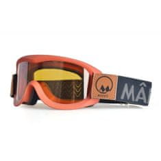 B8 motokrosové retro brýle s výměnitelným sklem oranžové