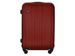 RGL 740 L Cestovní skořepinový kufr 66x43x27 cm, vínový