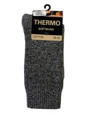 23402 šedé pánské ponožky thermo Barva: šedá, Velikost: 39-42