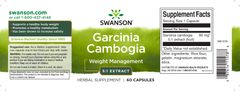 Garcinia Cambogia 5:1 Extract, 80mg, 60 kapslí