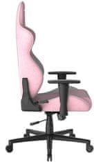 DXRacer herní židle DXRacer GLADIATOR růžovo-bílá, látková