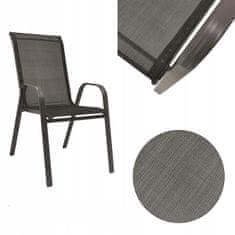 KONTRAST Zahradní židle MAJORKA 55 x 65 x 90 cm černá