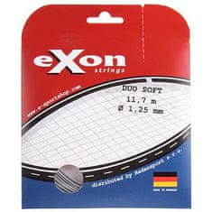Exon Duo Soft tenisový výplet 11,7 m černá-stříbrná Průměr: 1,25