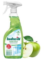 Ludwik čistič skla a glazury 600 ml zelené jablko