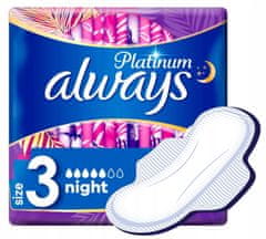 Procter & Gamble Hygienické vložky Always Platinum s křídly 6 ks ultra night