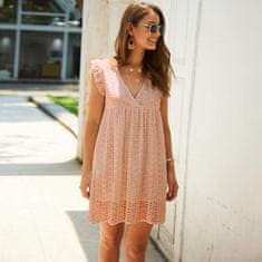VIVVA® Dámské šaty, Pohodlné Letní šaty | BELLACHIC Růžová (S/M)