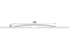 Effector Přechodové lišty A72 - SAMOLEPÍCÍ šířka 10 x výška 0,62 x délka 100 cm - dub jasmínový
