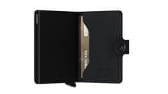 Secrid Černá perforovaná peněženka SECRID Miniwallet perforated MPf-black SECRID