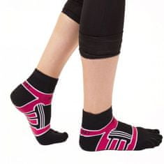 dámské polyamidové sportovní barevné prstové ponožky SPORTSM,, 35-38