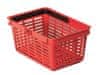 Durable Nákupní košík, červená, plast, 19 l