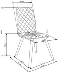 Halmar Jídelní židle K282 - béžová