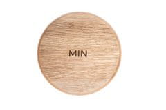 MIN Bezdrátová nabíječka MIN PAD - Dubové dřevo a bílý kabel
