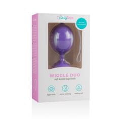 Easytoys EasyToys Wiggle Duo fialové vibrační venušiny kuličky