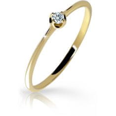 Cutie Diamonds Jemný prsten ze žlutého zlata s briliantem DZ6729-2931-00-X-1 (Obvod 49 mm)