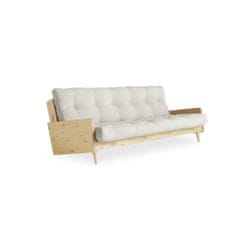 sofa INDIE + futon natural, přírodní
