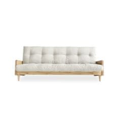 sofa INDIE + futon natural, přírodní