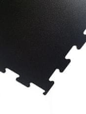 EWMAT Sportovní podlaha do fitness, tl. 15 mm, puzzle 100 x 100 cm, černá