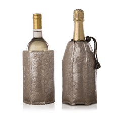 Vacu Vin Aktivní chladič na víno a sekt, platinum - 2 ks