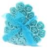 AWGifts Mýdlové růže 24ks - modré