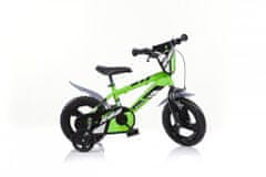 Dino bikes Dětské kolo 412UL-R88 zelené 12