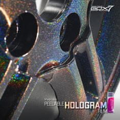 Nano Peelable Hologram film ,pružná nanofolie